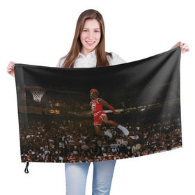 Флаг 3D с принтом Michael Jordan в Кировске, 100% полиэстер | плотность ткани — 95 г/м2, размер — 67 х 109 см. Принт наносится с одной стороны | chicago bulls | michael jeffrey jordan | nba. | баскетбол | баскетболист | вашингтон уизардс | майкл джордан | нба | чикаго | чикаго буллз