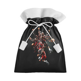 Подарочный 3D мешок с принтом Michael Jordan в Кировске, 100% полиэстер | Размер: 29*39 см | chicago bulls | michael jeffrey jordan | nba. | баскетбол | баскетболист | вашингтон уизардс | майкл джордан | нба | чикаго | чикаго буллз