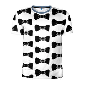 Мужская футболка 3D спортивная с принтом Жених в Кировске, 100% полиэстер с улучшенными характеристиками | приталенный силуэт, круглая горловина, широкие плечи, сужается к линии бедра | бабочки | банты | галстуки | паттерн