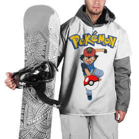 Накидка на куртку 3D с принтом Pokemon / Ash Ketchum в Кировске, 100% полиэстер |  | Тематика изображения на принте: go | pokemon | го | игра | мультфильм | покемон | эш кетчум