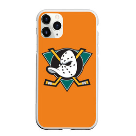 Чехол для iPhone 11 Pro матовый с принтом Анахайм в Кировске, Силикон |  | anaheim | ducks | nhl | дакс | нхл | хоккей