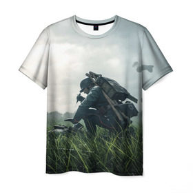 Мужская футболка 3D с принтом BATTLEFIELD 1 в Кировске, 100% полиэфир | прямой крой, круглый вырез горловины, длина до линии бедер | Тематика изображения на принте: battlefield 1 | батлфилд 1