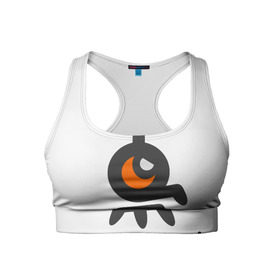 Женский спортивный топ 3D с принтом Атомный Самовар в Кировске, 82% полиэстер, 18% спандекс Ткань безопасна для здоровья, позволяет коже дышать, не мнется и не растягивается |  | злой иван | иван победа | самовар | укрослов
