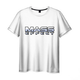 Мужская футболка 3D с принтом Mass effect в Кировске, 100% полиэфир | прямой крой, круглый вырез горловины, длина до линии бедер | andromeda | pc | андромеда | игры | масс | эффект