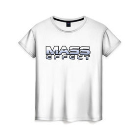 Женская футболка 3D с принтом Mass effect в Кировске, 100% полиэфир ( синтетическое хлопкоподобное полотно) | прямой крой, круглый вырез горловины, длина до линии бедер | andromeda | pc | андромеда | игры | масс | эффект