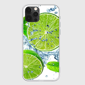 Чехол для iPhone 12 Pro Max с принтом Свежесть лайма в Кировске, Силикон |  | бармен | витамины | диета | коктель | куб | лед | мороз | новинки | холодный | цвет