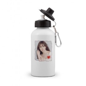 Бутылка спортивная с принтом Song Hye-kyo в Кировске, металл | емкость — 500 мл, в комплекте две пластиковые крышки и карабин для крепления | 