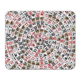 Коврик прямоугольный с принтом Игральные карты 3 в Кировске, натуральный каучук | размер 230 х 185 мм; запечатка лицевой стороны | Тематика изображения на принте: карты | настольные игры | пасьянс | покер