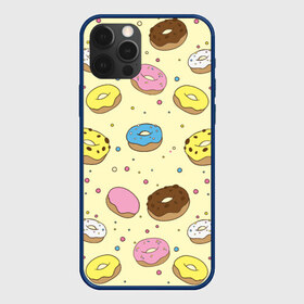 Чехол для iPhone 12 Pro Max с принтом Сладкие пончики в Кировске, Силикон |  | Тематика изображения на принте: булочки | гомер симпсон | еда | пончики | сладости