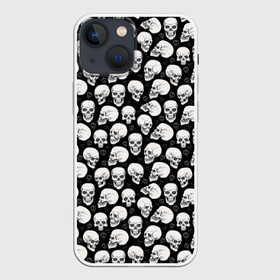 Чехол для iPhone 13 mini с принтом Halloween в Кировске,  |  | halloween | мистика | тыква | ужасы | хеллоуин | череп