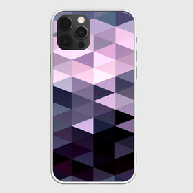 Чехол для iPhone 12 Pro Max с принтом Pixel Polygon в Кировске, Силикон |  | геометрия | полигоны | треугольник