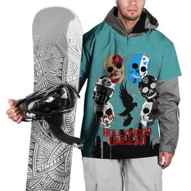 Накидка на куртку 3D с принтом Hollywood Undead в Кировске, 100% полиэстер |  | 