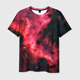 Мужская футболка 3D с принтом Space в Кировске, 100% полиэфир | прямой крой, круглый вырез горловины, длина до линии бедер | space | stars | вселенная | галактика | звёзды | космическое пространство | космос | созвездие