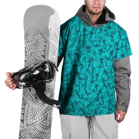Накидка на куртку 3D с принтом Аквалангисты и русалки в Кировске, 100% полиэстер |  | Тематика изображения на принте: вода | море | океан | охота | рыба | рыбак | рыбалка