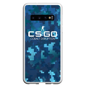 Чехол для Samsung Galaxy S10 с принтом cs:go - Cobalt Disruption (Ржавый кобальт) в Кировске, Силикон | Область печати: задняя сторона чехла, без боковых панелей | cobalt | cs | csgo | desert | disruption | eagle | го | кобальт | кс | ржавый