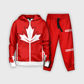 Детский костюм 3D с принтом Сборная Канады по хоккею 2016 в Кировске,  |  | world cup hockey | брент бёрс | вратарь | дрю даути | защитник | канада | клюшка | кубок мира | нападающий | петерс билл | сanada | сборная канады | сидни патрик кросби | хоккей | хоккейная форма | шайба