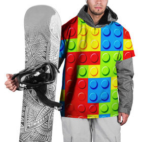 Накидка на куртку 3D с принтом Конструктор в Кировске, 100% полиэстер |  | детские | разноцветные