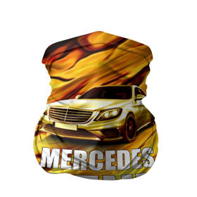 Бандана-труба 3D с принтом Mercedes Benz в Кировске, 100% полиэстер, ткань с особыми свойствами — Activecool | плотность 150‒180 г/м2; хорошо тянется, но сохраняет форму | benz | mercedes | авто | автомобиль | водитель | машина | мерседес бенц | тачка