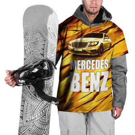Накидка на куртку 3D с принтом Mercedes Benz в Кировске, 100% полиэстер |  | Тематика изображения на принте: benz | mercedes | авто | автомобиль | водитель | машина | мерседес бенц | тачка