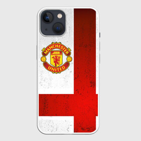 Чехол для iPhone 13 с принтом Manchester United FC в Кировске,  |  | англия | клуб | манчестер | фк | футбол | футбольный | юнайтед