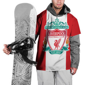 Накидка на куртку 3D с принтом Liverpool FC в Кировске, 100% полиэстер |  | англия | клуб | ливерпуль | фк | футбол | футбольный