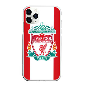 Чехол для iPhone 11 Pro матовый с принтом Liverpool FC в Кировске, Силикон |  | англия | клуб | ливерпуль | фк | футбол | футбольный