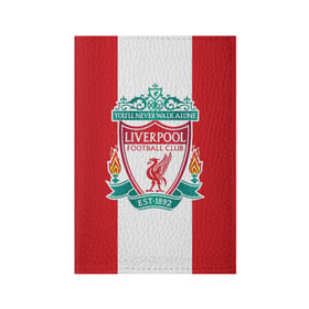 Обложка для паспорта матовая кожа с принтом Liverpool FC в Кировске, натуральная матовая кожа | размер 19,3 х 13,7 см; прозрачные пластиковые крепления | Тематика изображения на принте: англия | клуб | ливерпуль | фк | футбол | футбольный