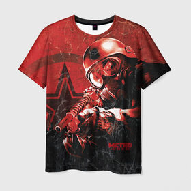 Мужская футболка 3D с принтом Metro 2033 в Кировске, 100% полиэфир | прямой крой, круглый вырез горловины, длина до линии бедер | horror | метро 2033 | ужасы