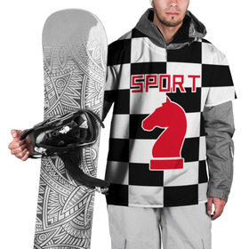Накидка на куртку 3D с принтом Шахматы это спорт в Кировске, 100% полиэстер |  | Тематика изображения на принте: chess | sport
