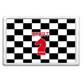 Магнит 45*70 с принтом Шахматы это спорт в Кировске, Пластик | Размер: 78*52 мм; Размер печати: 70*45 | chess | sport