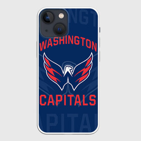 Чехол для iPhone 13 mini с принтом Хоккей 2 в Кировске,  |  | nhl | stanley cup | washington capitals |  вашингтон капиталс | вашингтон кэпиталз | кубок стенли | кубок стэнли | нхл | овечкин | хоккей | хоккейный клуб