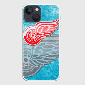 Чехол для iPhone 13 mini с принтом Хоккей 3 в Кировске,  |  | nhl | stanley cup |  detroit red wings | детройд | детройт ред уингз | кубок стенли | кубок стэнли | марченко | нхл | хоккей | хоккейный клуб