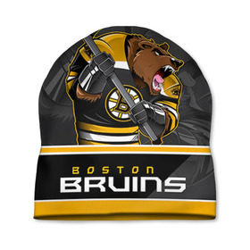 Шапка 3D с принтом Boston Bruins в Кировске, 100% полиэстер | универсальный размер, печать по всей поверхности изделия | boston bruins | nhl | stanley cup | бостон | бостон брюинз | брюинз | брюинс | кубок стенли | кубок стэнли | нхл | хоккей | хоккейный клуб | худобин