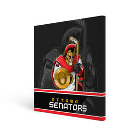 Холст квадратный с принтом Ottawa Senators в Кировске, 100% ПВХ |  | nhl | ottawa senators | stanley cup | кубок стенли | кубок стэнли | нхл | оттава сенаторз | сенаторс | хоккей | хоккейный клуб