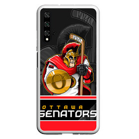 Чехол для Honor 20 с принтом Ottawa Senators в Кировске, Силикон | Область печати: задняя сторона чехла, без боковых панелей | Тематика изображения на принте: nhl | ottawa senators | stanley cup | кубок стенли | кубок стэнли | нхл | оттава сенаторз | сенаторс | хоккей | хоккейный клуб