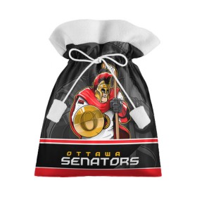 Подарочный 3D мешок с принтом Ottawa Senators в Кировске, 100% полиэстер | Размер: 29*39 см | Тематика изображения на принте: nhl | ottawa senators | stanley cup | кубок стенли | кубок стэнли | нхл | оттава сенаторз | сенаторс | хоккей | хоккейный клуб