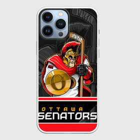 Чехол для iPhone 13 Pro Max с принтом Ottawa Senators в Кировске,  |  | Тематика изображения на принте: nhl | ottawa senators | stanley cup | кубок стенли | кубок стэнли | нхл | оттава сенаторз | сенаторс | хоккей | хоккейный клуб