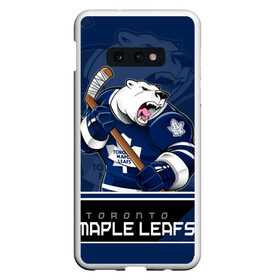 Чехол для Samsung S10E с принтом Toronto Maple Leafs в Кировске, Силикон | Область печати: задняя сторона чехла, без боковых панелей | Тематика изображения на принте: nhl | stanley cup | toronto maple leafs | валиев | кубок стенли | кубок стэнли | мэпл лифс | нхл | сошников | торонто | торонто мейпл лифс | хоккей | хоккейный клуб