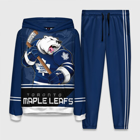 Женский костюм 3D (с толстовкой) с принтом Toronto Maple Leafs в Кировске,  |  | nhl | stanley cup | toronto maple leafs | валиев | кубок стенли | кубок стэнли | мэпл лифс | нхл | сошников | торонто | торонто мейпл лифс | хоккей | хоккейный клуб