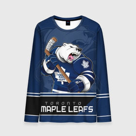 Мужской лонгслив 3D с принтом Toronto Maple Leafs в Кировске, 100% полиэстер | длинные рукава, круглый вырез горловины, полуприлегающий силуэт | nhl | stanley cup | toronto maple leafs | валиев | кубок стенли | кубок стэнли | мэпл лифс | нхл | сошников | торонто | торонто мейпл лифс | хоккей | хоккейный клуб
