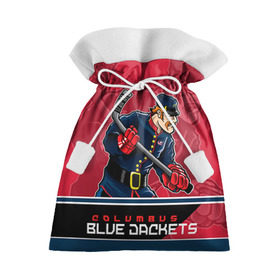 Подарочный 3D мешок с принтом Columbus Blue Jackets в Кировске, 100% полиэстер | Размер: 29*39 см | columbus | columbus blue jackets | nhl | stanley cup | бобровский | коламбус | коламбус блю джекетс | кубок стенли | кубок стэнли | нхл | хоккей | хоккейный клуб