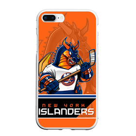 Чехол для iPhone 7Plus/8 Plus матовый с принтом New York Islanders в Кировске, Силикон | Область печати: задняя сторона чехла, без боковых панелей | Тематика изображения на принте: new york islanders | nhl | stanley cup | айлендерс | кубок стенли | кубок стэнли | кулемин | нхл | нью йорк айлендерс | хоккей | хоккейный клуб