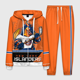 Мужской костюм 3D с принтом New York Islanders в Кировске, 100% полиэстер | Манжеты и пояс оформлены тканевой резинкой, двухслойный капюшон со шнурком для регулировки, карманы спереди | new york islanders | nhl | stanley cup | айлендерс | кубок стенли | кубок стэнли | кулемин | нхл | нью йорк айлендерс | хоккей | хоккейный клуб