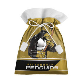 Подарочный 3D мешок с принтом Pittsburgh Penguins в Кировске, 100% полиэстер | Размер: 29*39 см | nhl | pittsburgh penguins | stanley cup | кросби | кубок стенли | кубок стэнли | малкин | нхл | пингвинс | питтсбург пингвинз | сидни кросби | хоккей | хоккейный клуб
