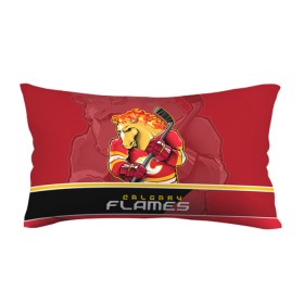 Подушка 3D антистресс с принтом Calgary Flames в Кировске, наволочка — 100% полиэстер, наполнитель — вспененный полистирол | состоит из подушки и наволочки на молнии | Тематика изображения на принте: calgary flames | nhl | stanley cup | калгари флэймз | кубок стенли | кубок стэнли | нхл | флэймс | хоккей | хоккейный клуб