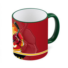 Кружка 3D с принтом Calgary Flames в Кировске, керамика | ёмкость 330 мл | calgary flames | nhl | stanley cup | калгари флэймз | кубок стенли | кубок стэнли | нхл | флэймс | хоккей | хоккейный клуб