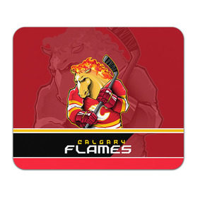 Коврик прямоугольный с принтом Calgary Flames в Кировске, натуральный каучук | размер 230 х 185 мм; запечатка лицевой стороны | calgary flames | nhl | stanley cup | калгари флэймз | кубок стенли | кубок стэнли | нхл | флэймс | хоккей | хоккейный клуб