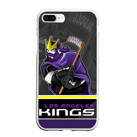 Чехол для iPhone 7Plus/8 Plus матовый с принтом Los Angeles Kings в Кировске, Силикон | Область печати: задняя сторона чехла, без боковых панелей | los angeles kings | nhl | stanley cup | кубок стенли | кубок стэнли | лос анджелес кингз | лос анжелес короли | нхл | хоккей | хоккейный клуб