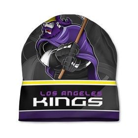 Шапка 3D с принтом Los Angeles Kings в Кировске, 100% полиэстер | универсальный размер, печать по всей поверхности изделия | los angeles kings | nhl | stanley cup | кубок стенли | кубок стэнли | лос анджелес кингз | лос анжелес короли | нхл | хоккей | хоккейный клуб