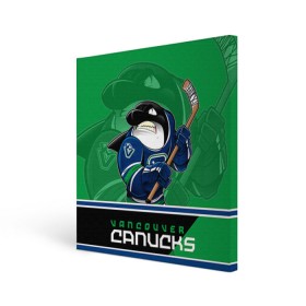 Холст квадратный с принтом Vancouver Canucks в Кировске, 100% ПВХ |  | nhl | stanley cup | vancouver canucks | ванкувер | ванкувер кэнакс | кубок стенли | кубок стэнли | нхл | трямкин | хоккей | хоккейный клуб